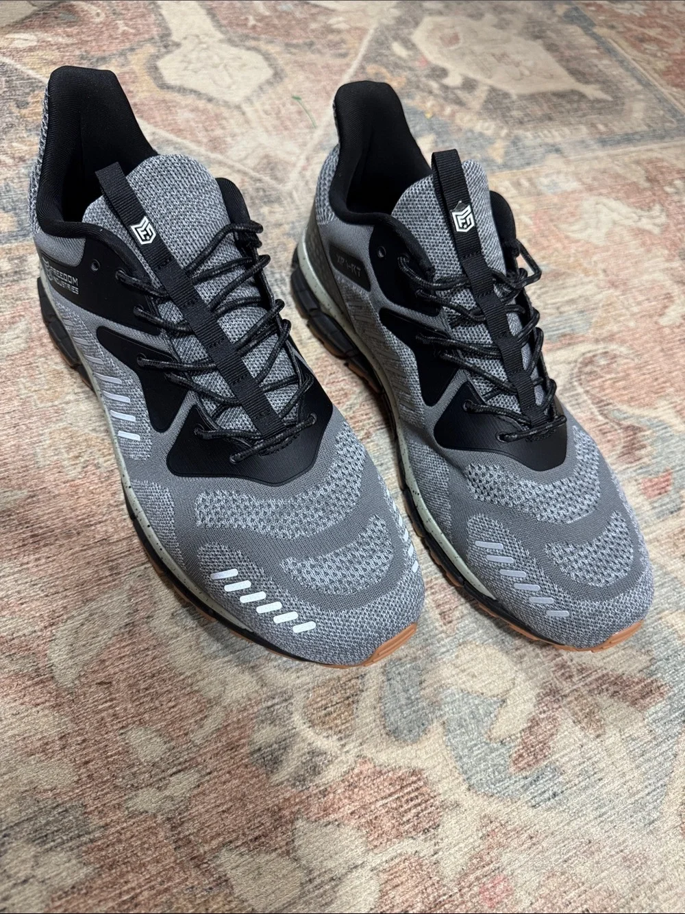 Freedom Industries Men’s XP1-RT Wolf Grey Tennis Shoes size 15 New in Box